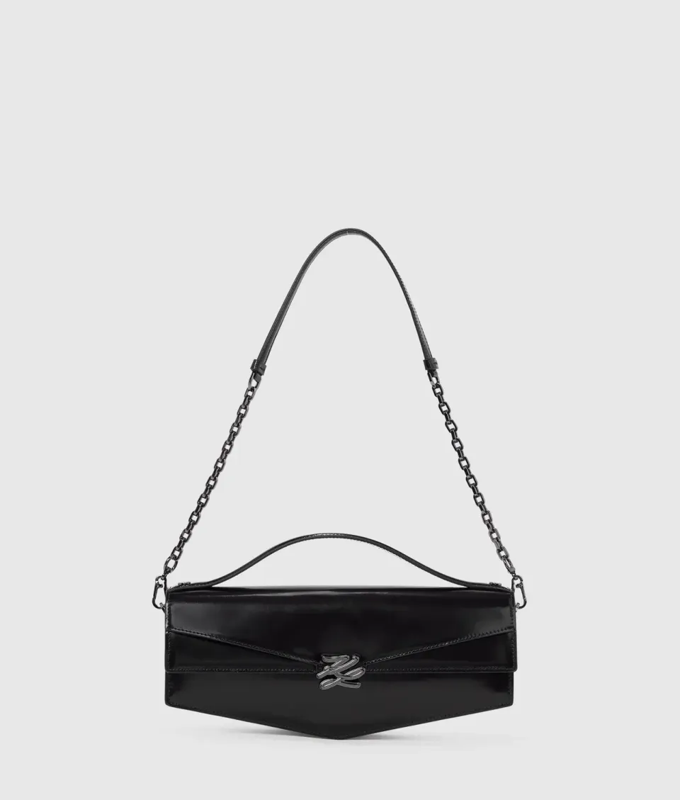 Karl Lagerfeld KL Studio Autograph Schultertasche Leder