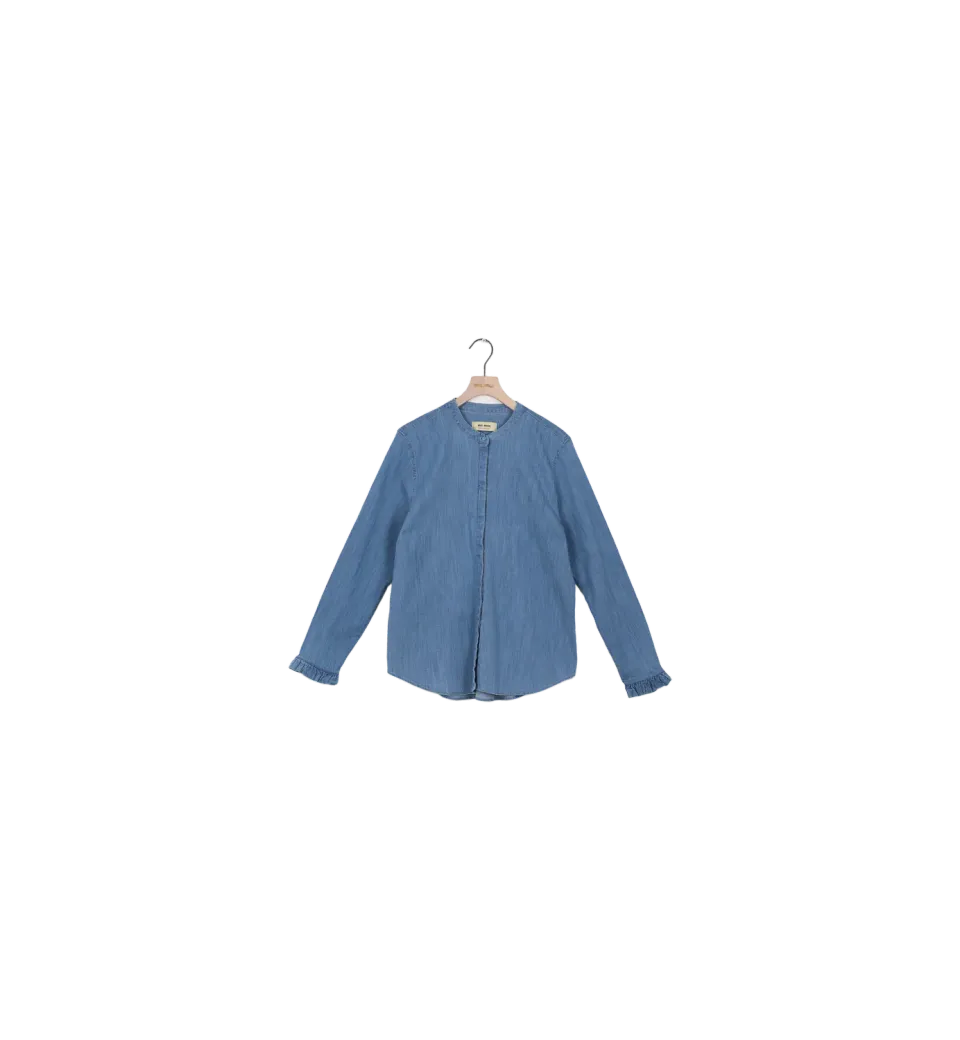 Mos Mosh MMMattie Denim Hemd Mid Blue XL TENCEL