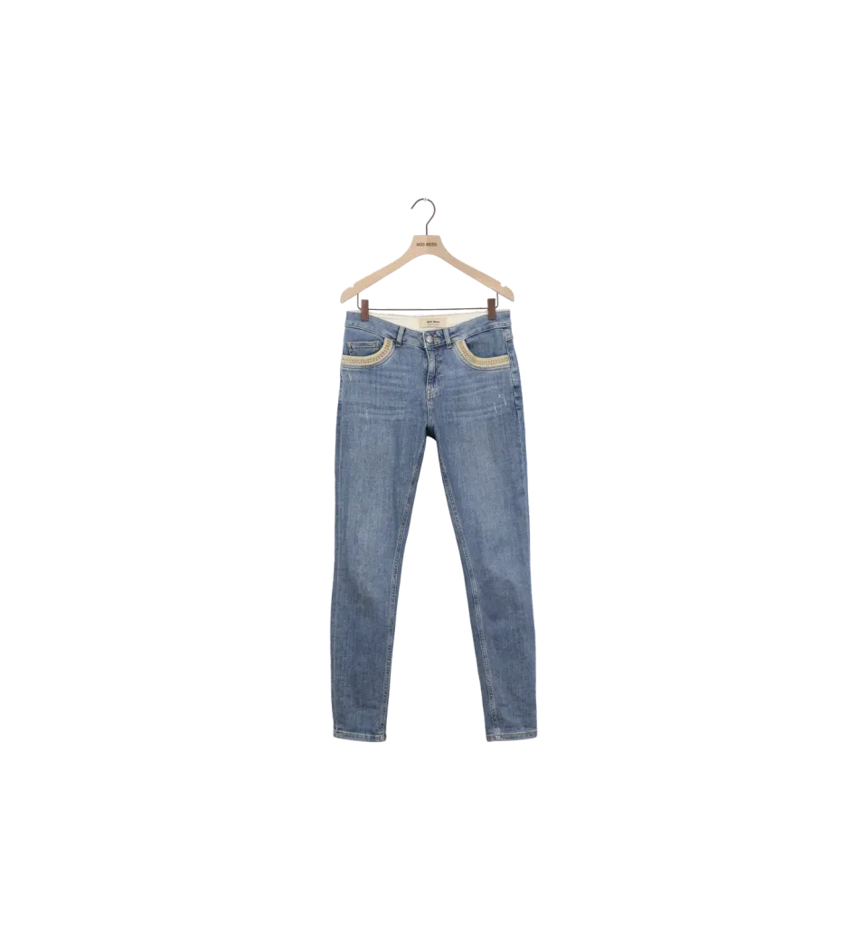 Mos Mosh MMBradford Ave Boyfriend Jeans Blau 27