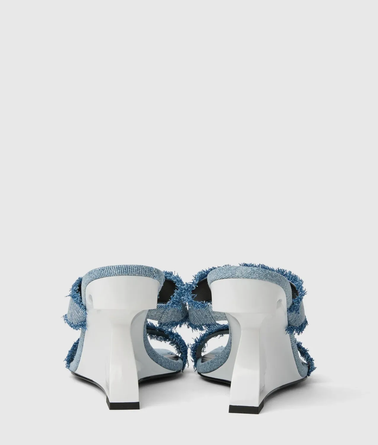 Karl Lagerfeld Waverly Sandalen Denim Keilabsatz Gr. 4-10