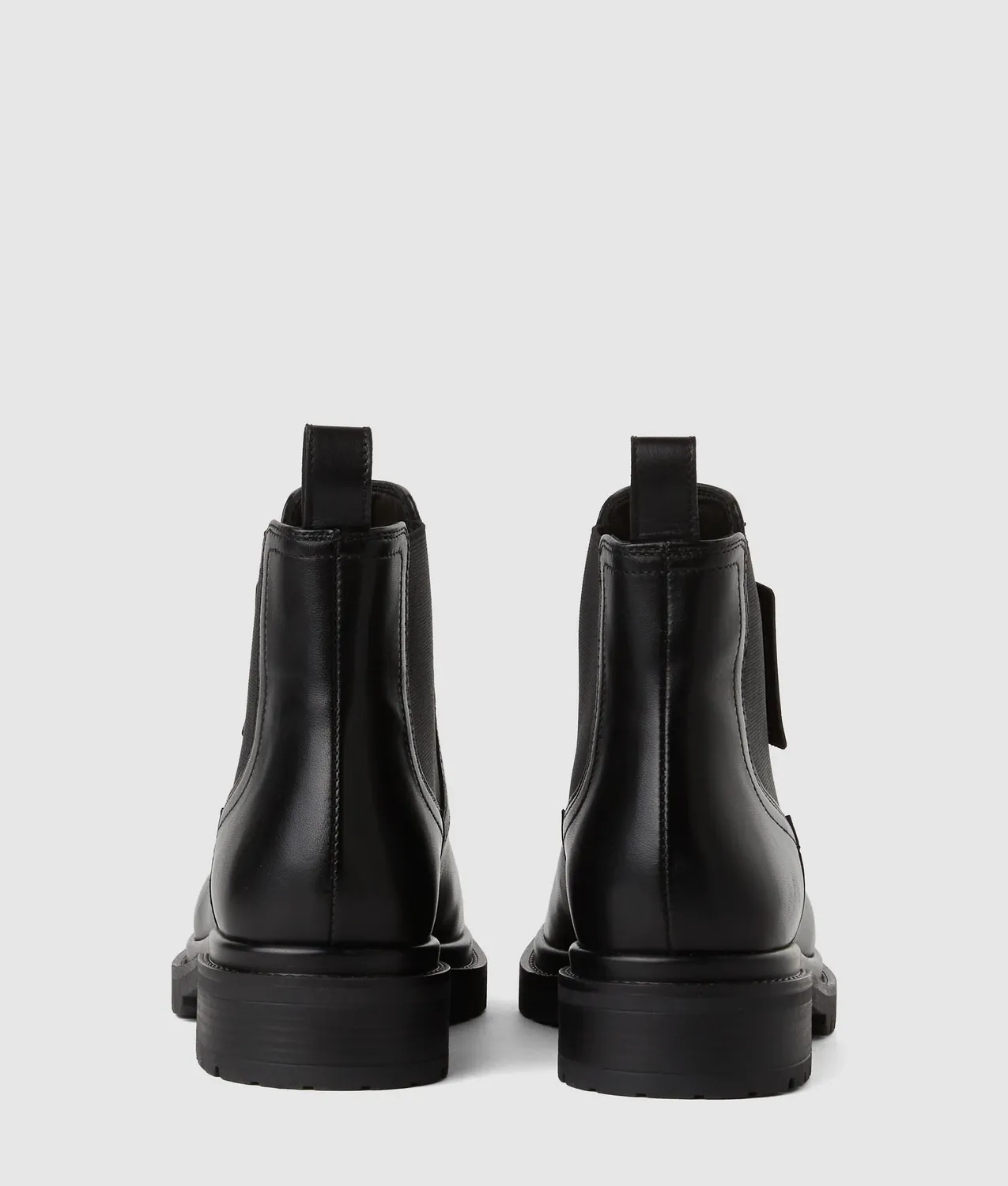 Karl Lagerfeld Binky Ankle Boots Stiefeletten Leder schwarz