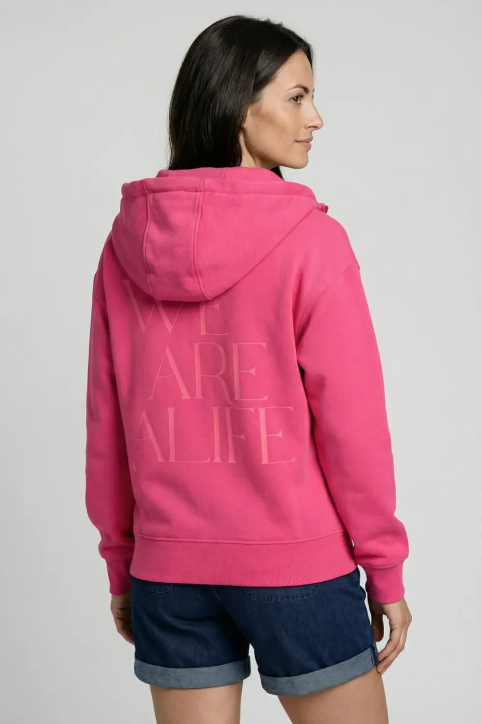 Alife & Kickin LivAK P Sweatjacke Elegance Pink Baumwolle