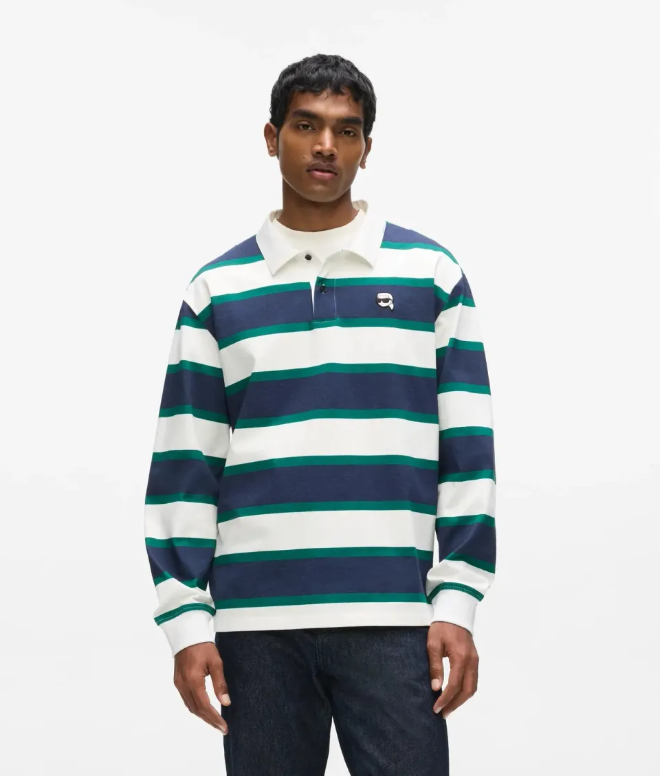 Karl Lagerfeld Ikon Rugby Polo gestreift Herren