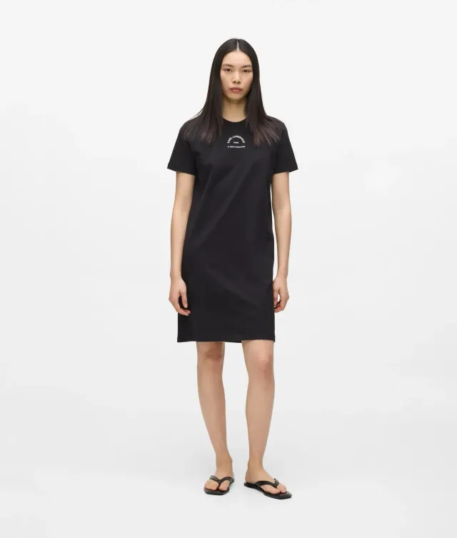 Karl Lagerfeld Rue St-Guillaume T-Shirt-Kleid Bio-Baumwolle