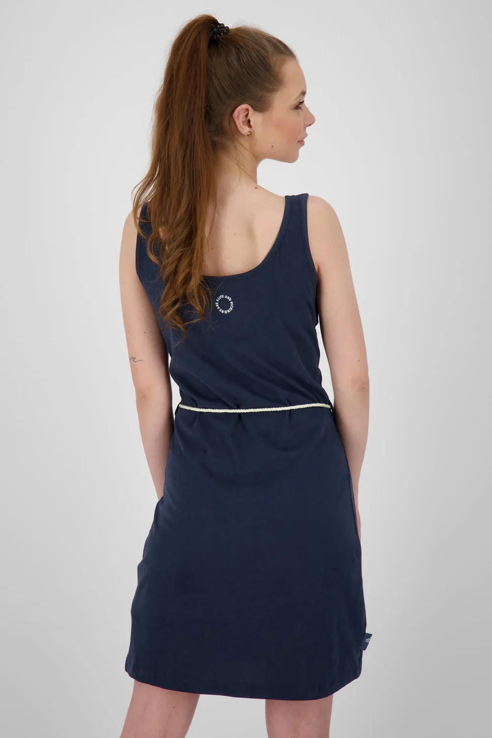 Alife & Kickin JenniferAK Kleid Dunkelblau Kurz Gürtel