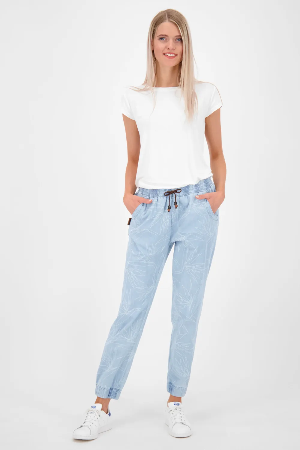 Alife & Kickin AliciaAK DNM B Joggpants Hellblau Damen