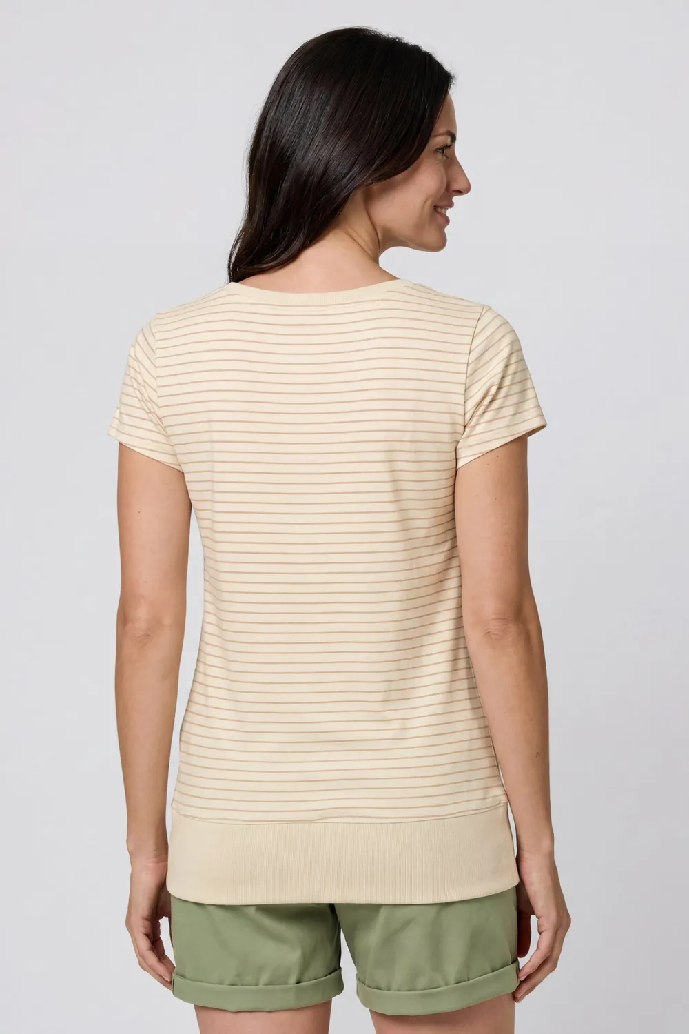 Alife & Kickin AdelineAK P Shirt Beige Print