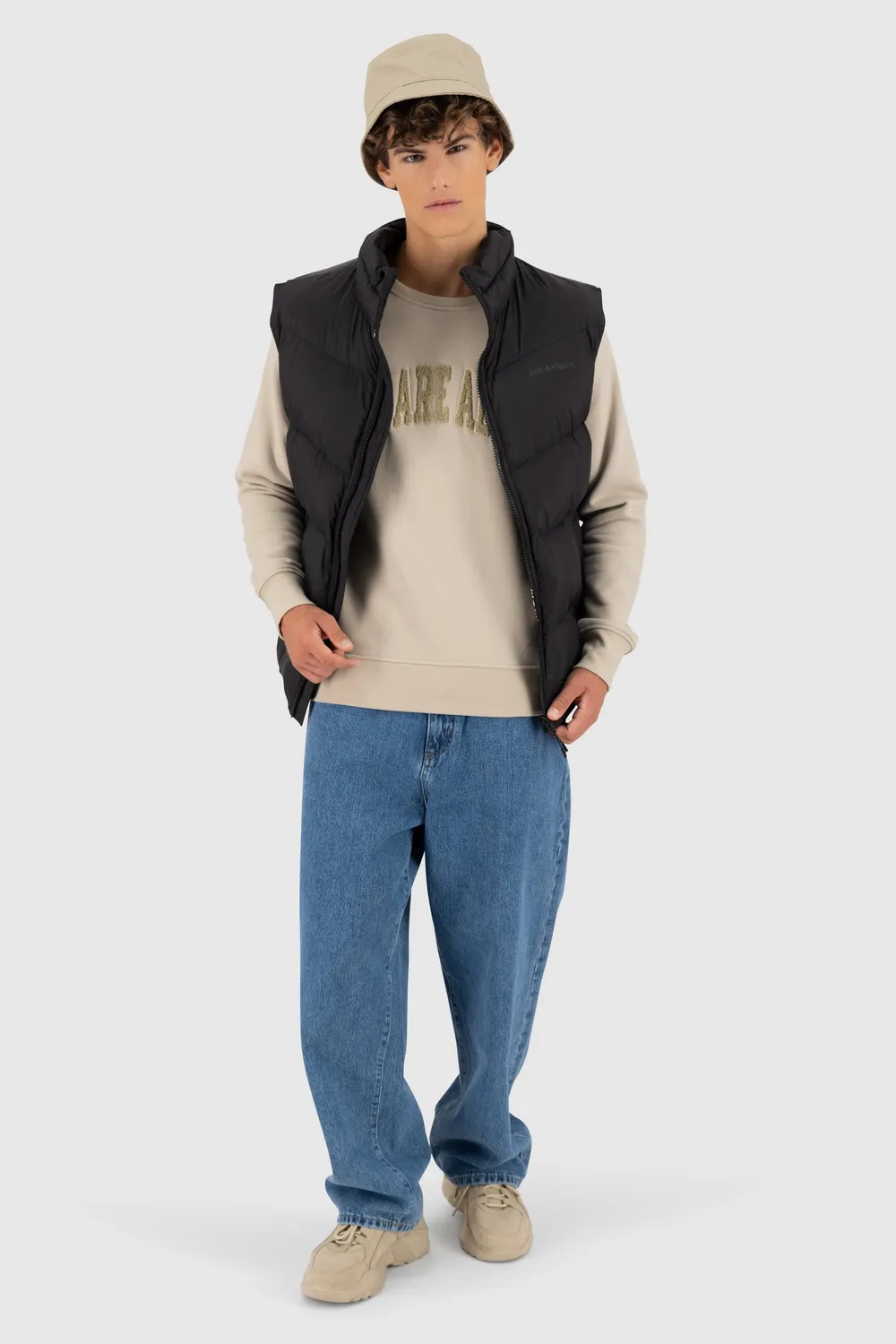 Alife & Kickin LevinAK A Sweatshirt Beige Herren