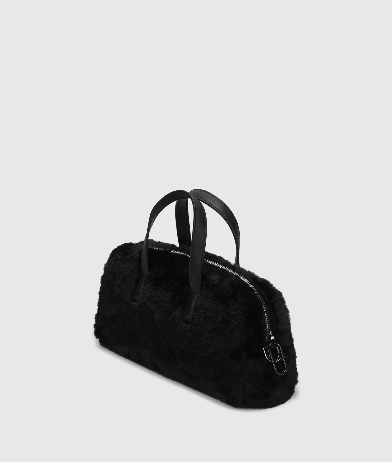 Karl Lagerfeld Jeans Box Logo Bowling Bag Kunstfell Einheitsgröße