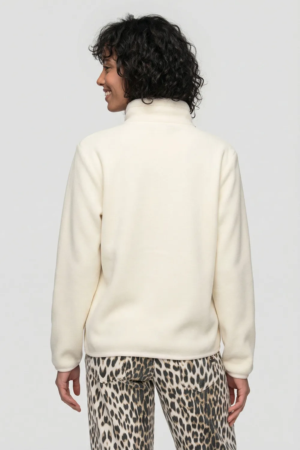 Alife & Kickin LysannAK T Teddy Jacke Weiß Damen