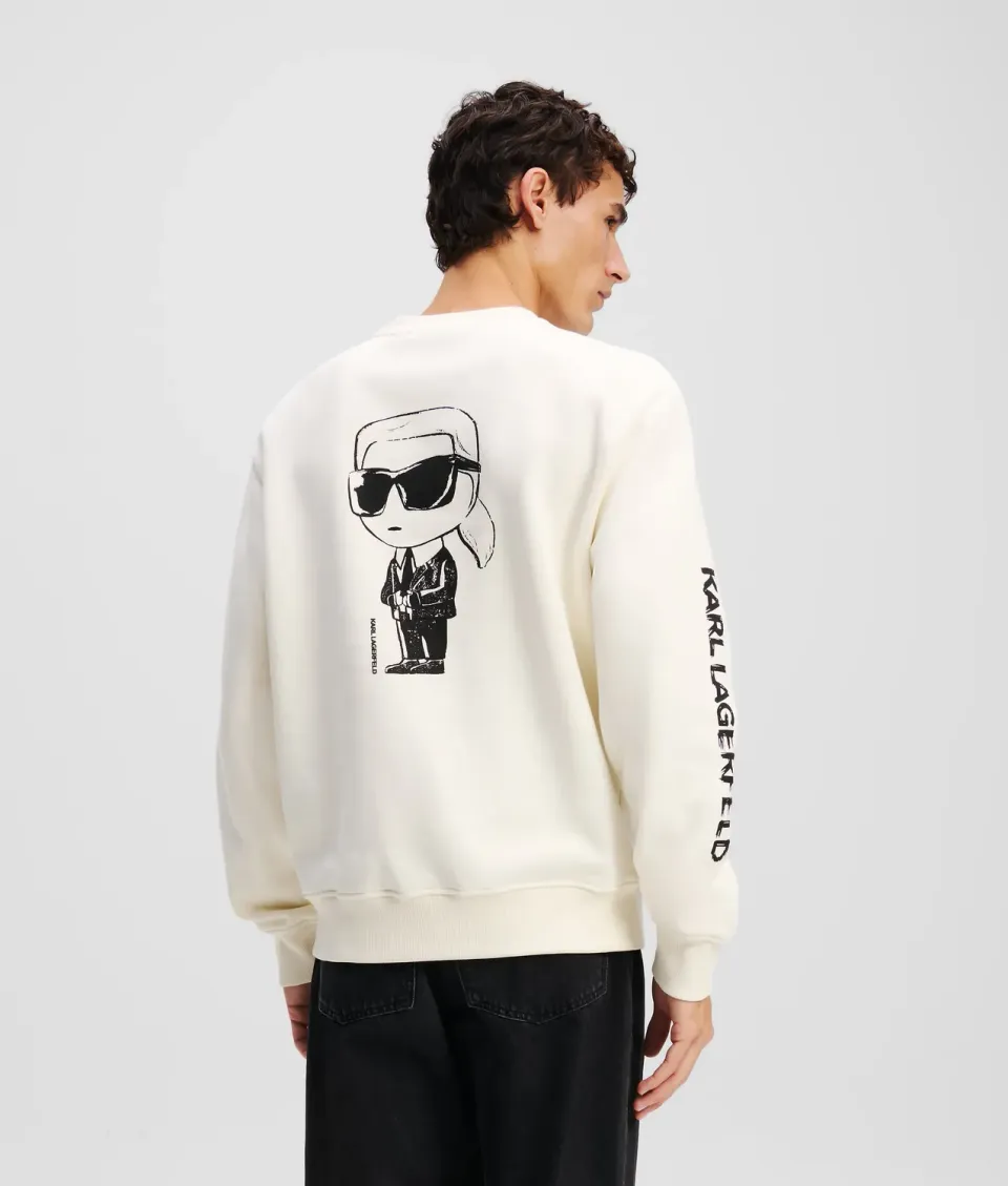 Karl Lagerfeld Ikon Sweatshirt IKON Backprint Baumwolle