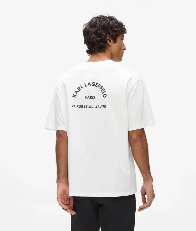 Karl Lagerfeld Rue St-Guillaume Relaxed T-Shirt Bio-Baumwolle