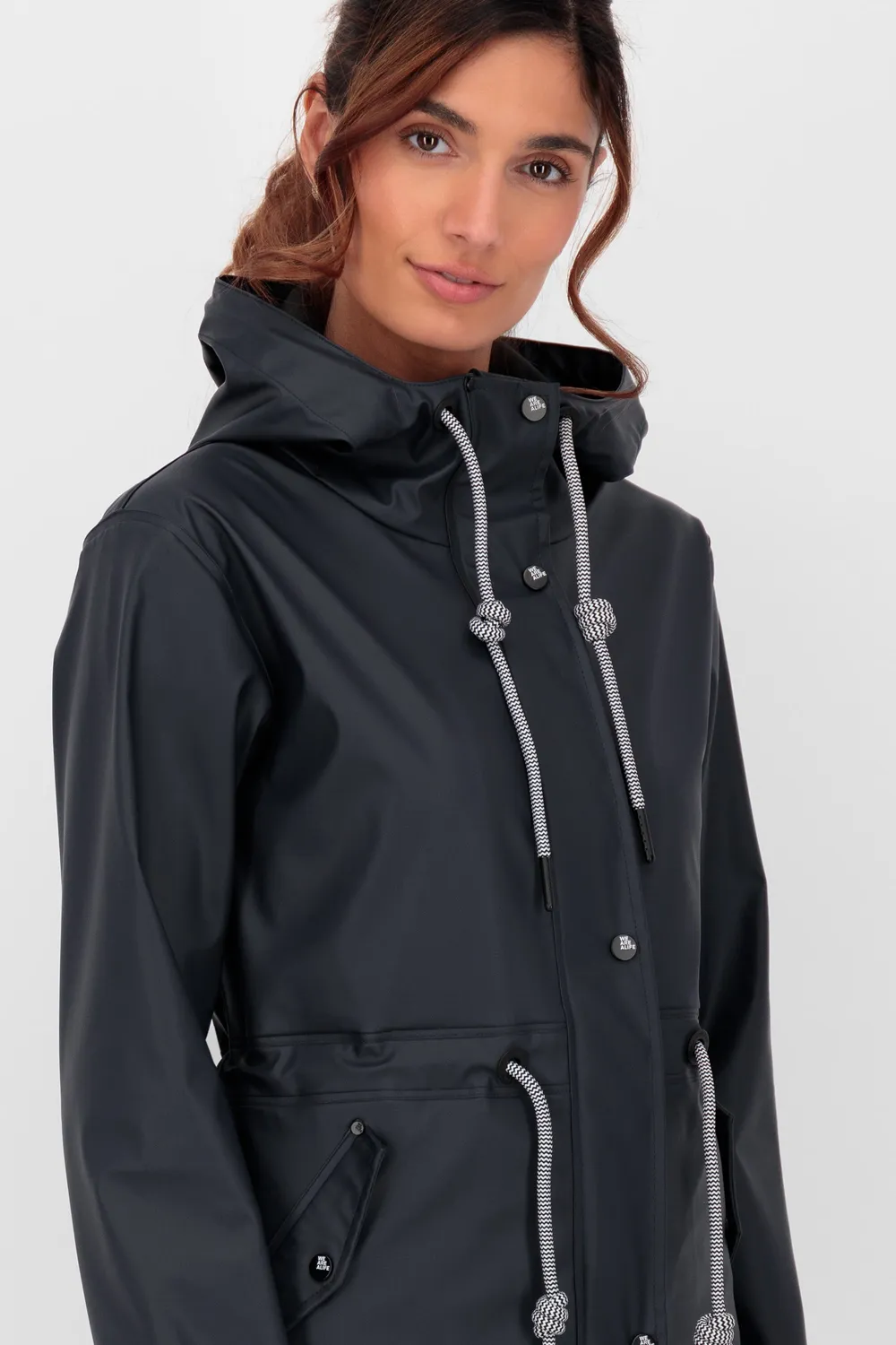 Alife & Kickin EloiseAK A Regenparka Dunkelblau Damen