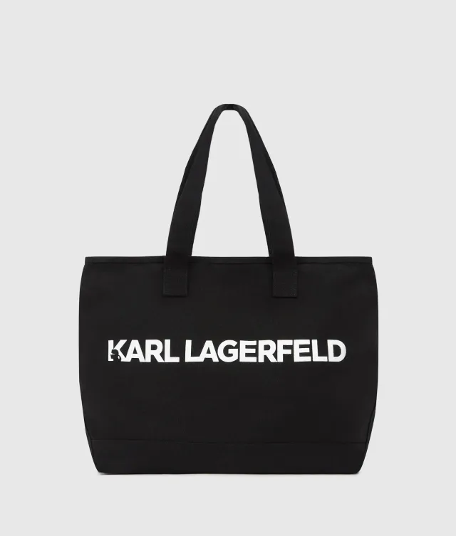 Karl Lagerfeld Logo Extra Large Tote Shopper Recycling