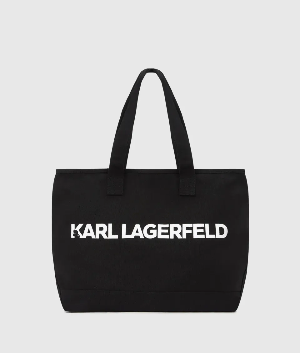 Karl Lagerfeld Logo Extra Large Tote Shopper Recycling