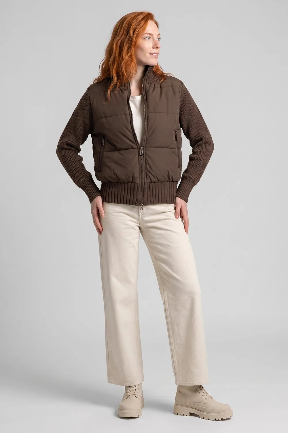 Alife & Kickin LyaAK A Jacke Braun Damen