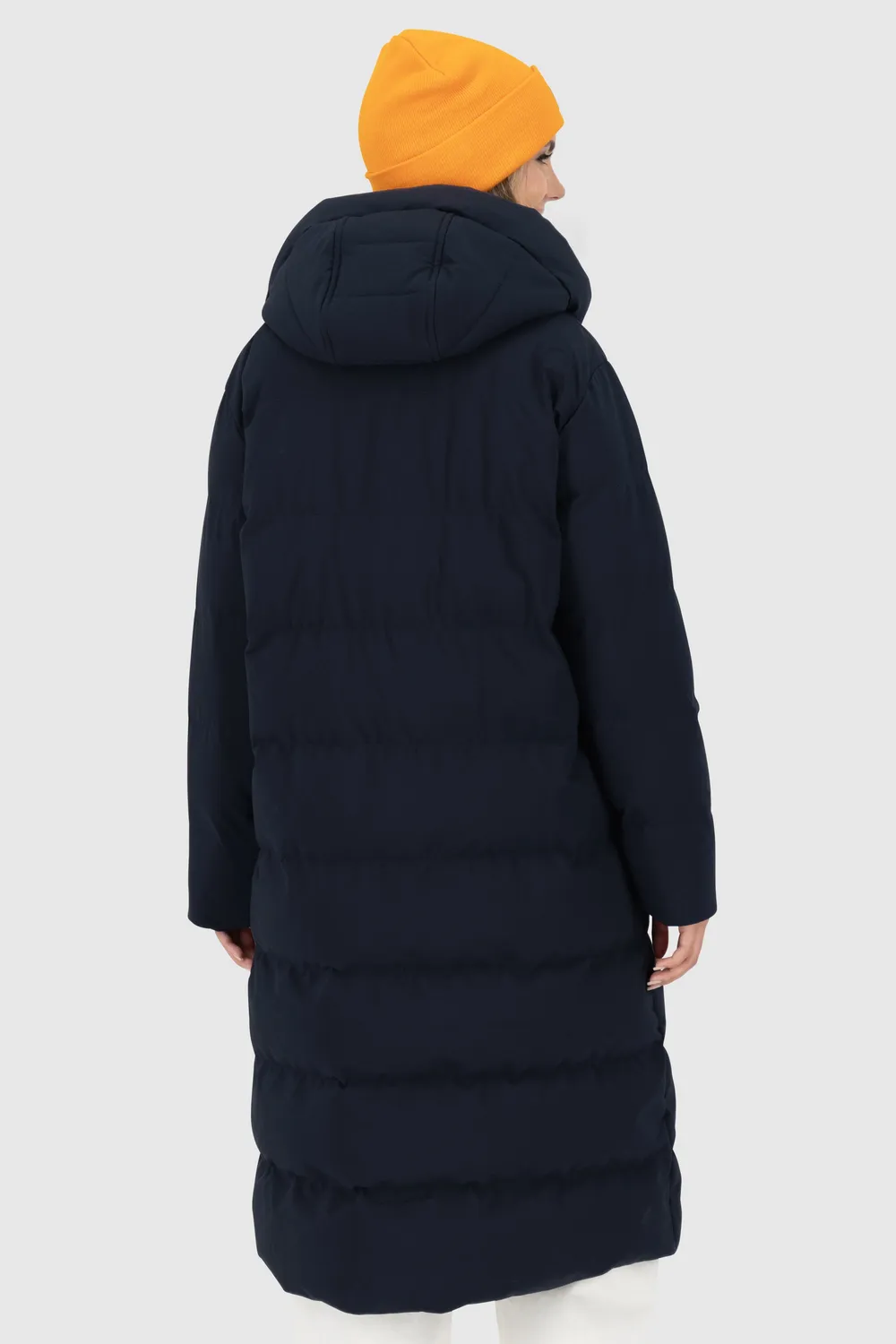 Alife & Kickin DitteAK A Puffer Coat Dunkelblau lang
