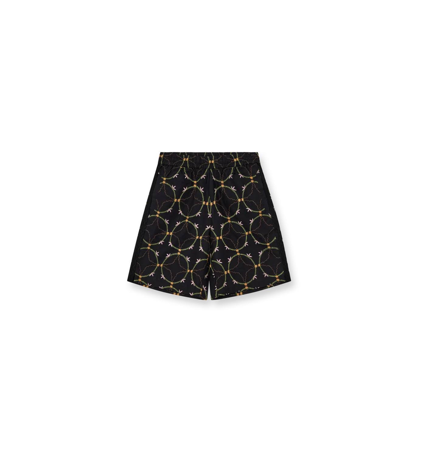 Mos Mosh MMHLively Sensi Shorts Blueberry Stickerei