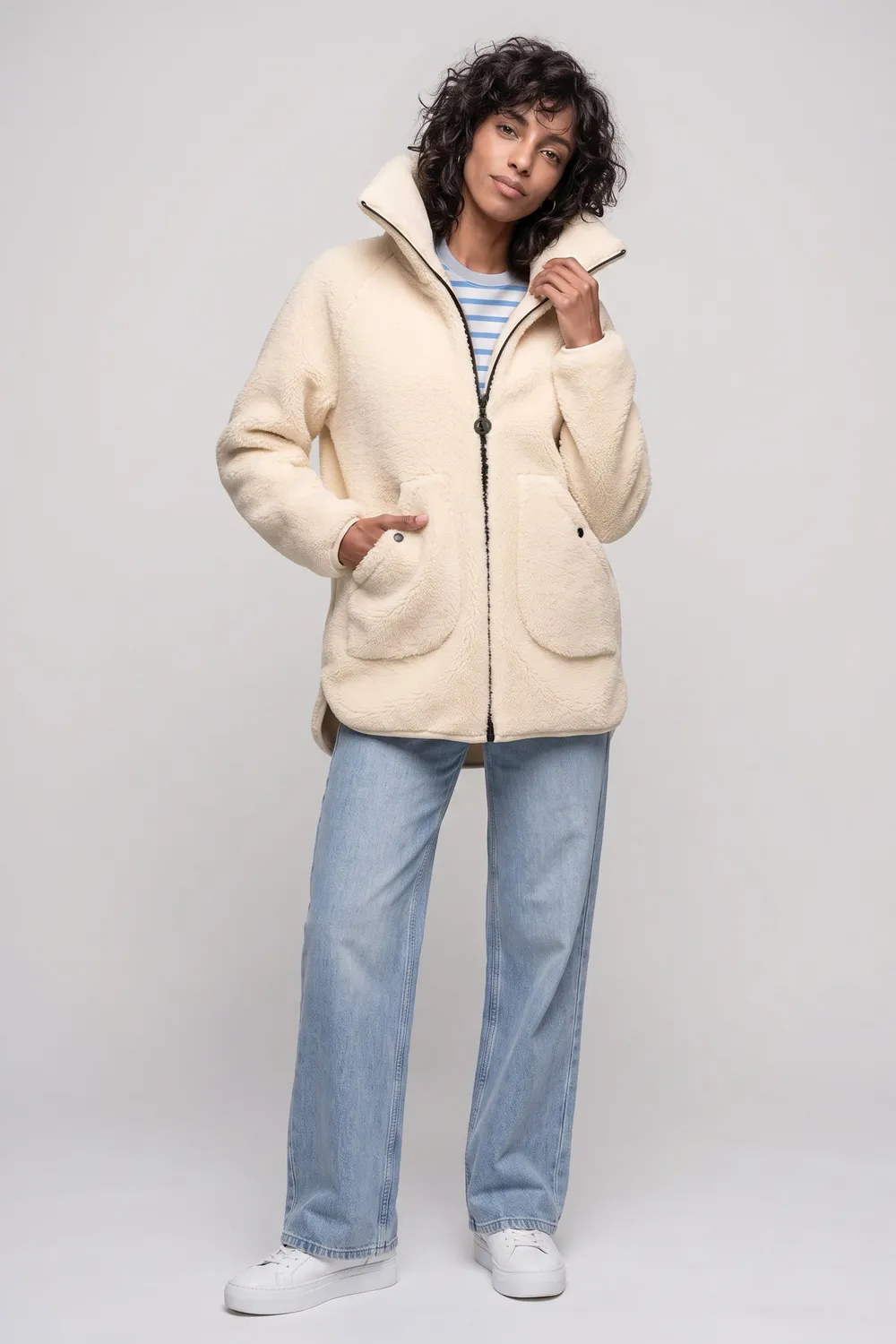 Alife & Kickin SariaAK T Teddyjacke Beige Damen