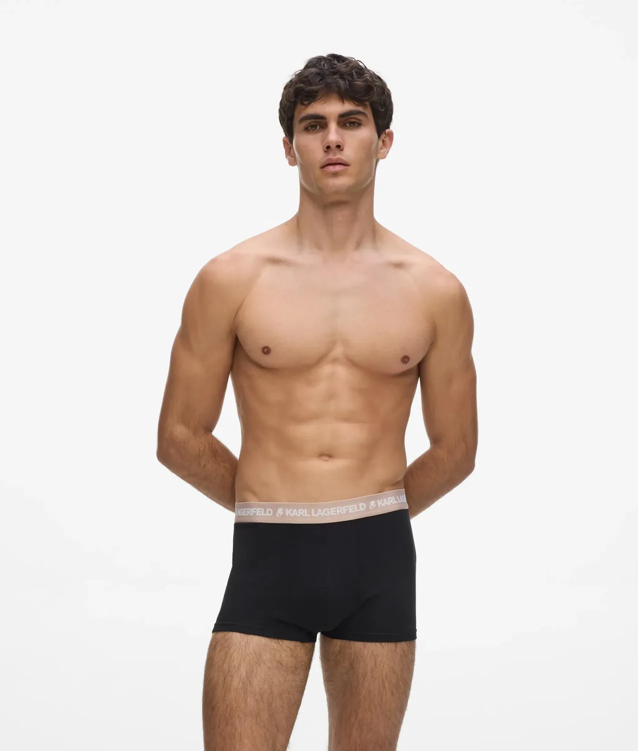 Karl Lagerfeld Logo Trunks 3-Pack Unterhosen Baumwolle