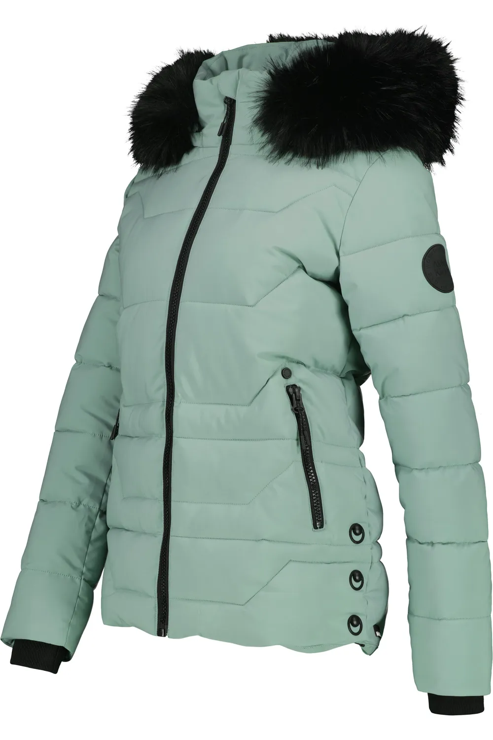Alife & Kickin ZophiaAK A Puffer Jacke Hellgrün warm
