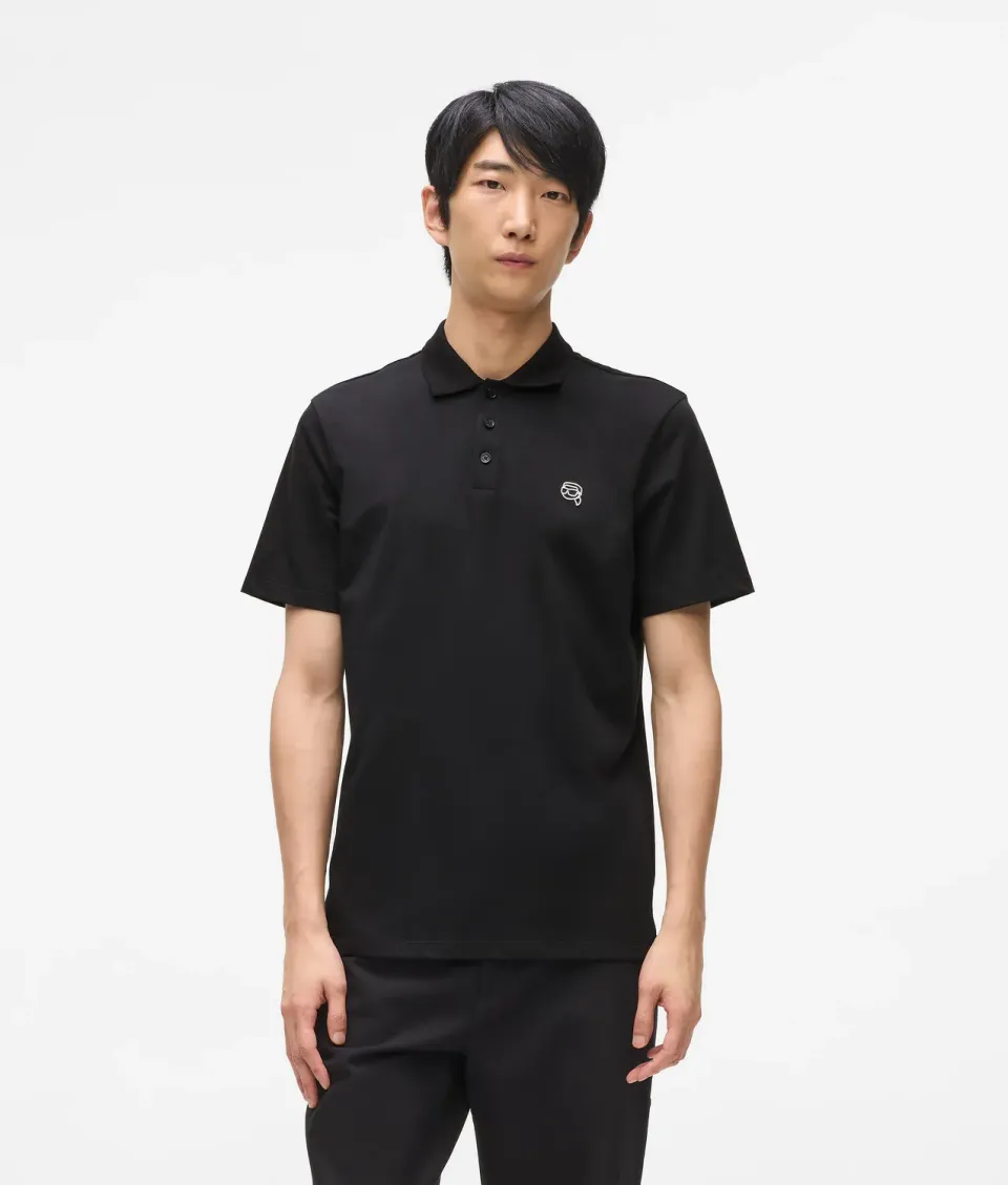 Karl Lagerfeld Ikon Polohemd Bio-Baumwolle XS-XXL