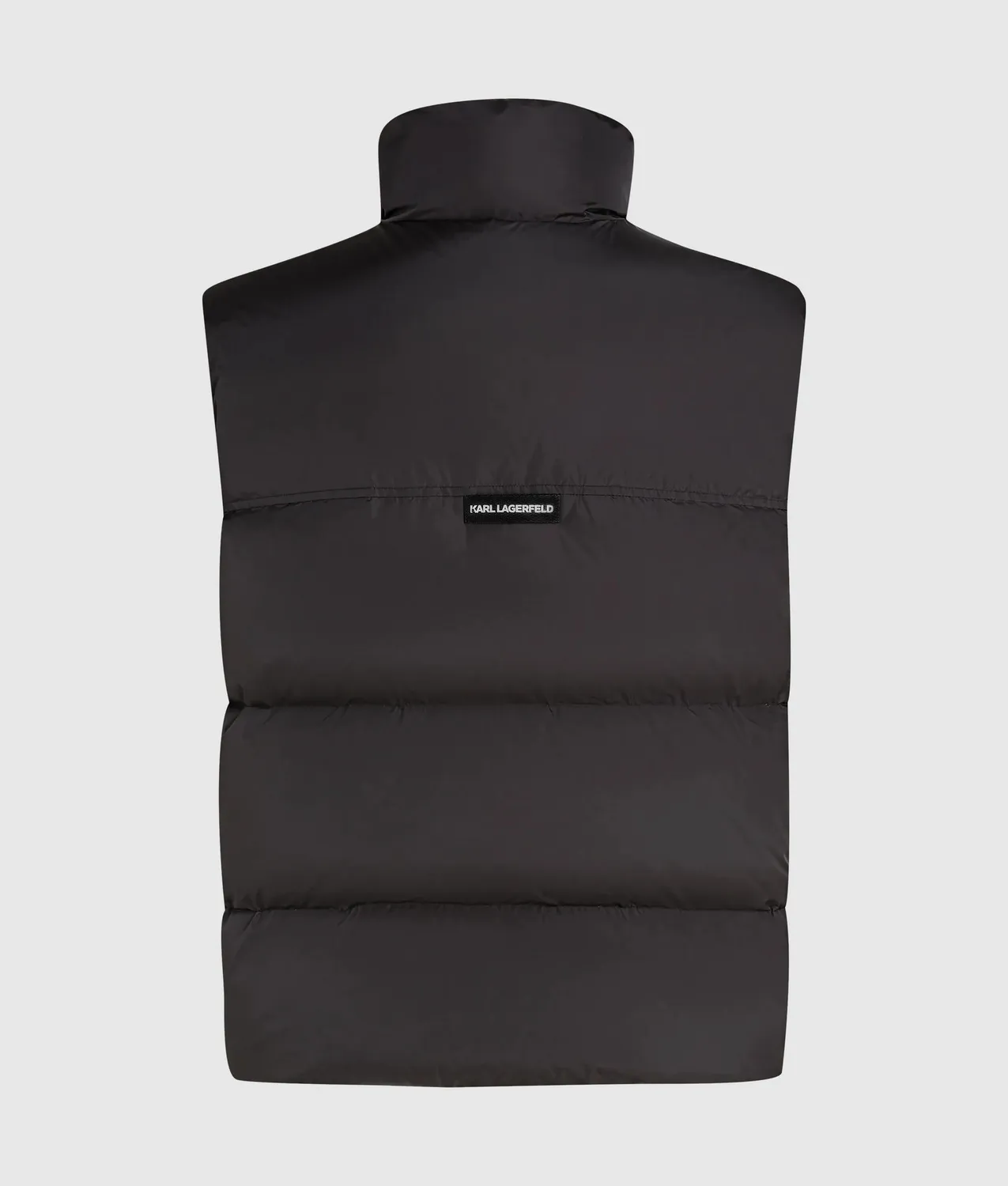 Karl Lagerfeld Logo Patch Puffer Weste Stepp