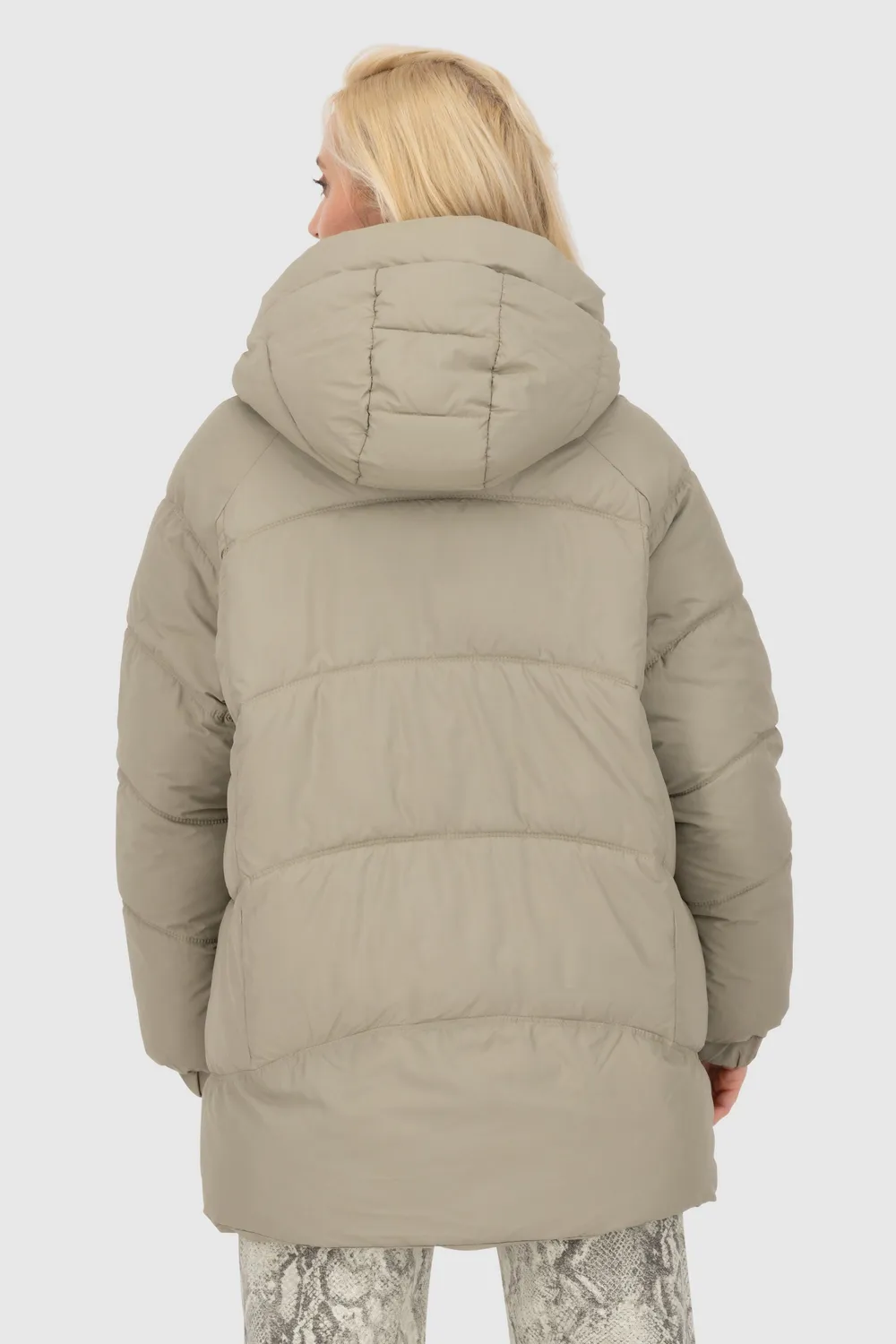Alife & Kickin GlorianaAK A Puffer Jacket Grün Polyester