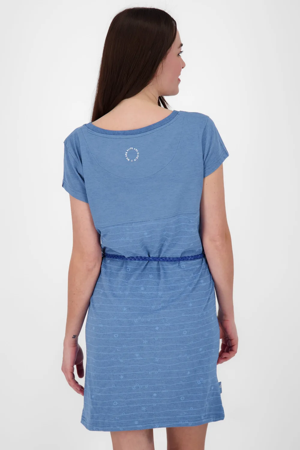 Alife & Kickin ClariceAK Kleid Blau Streifen Retro