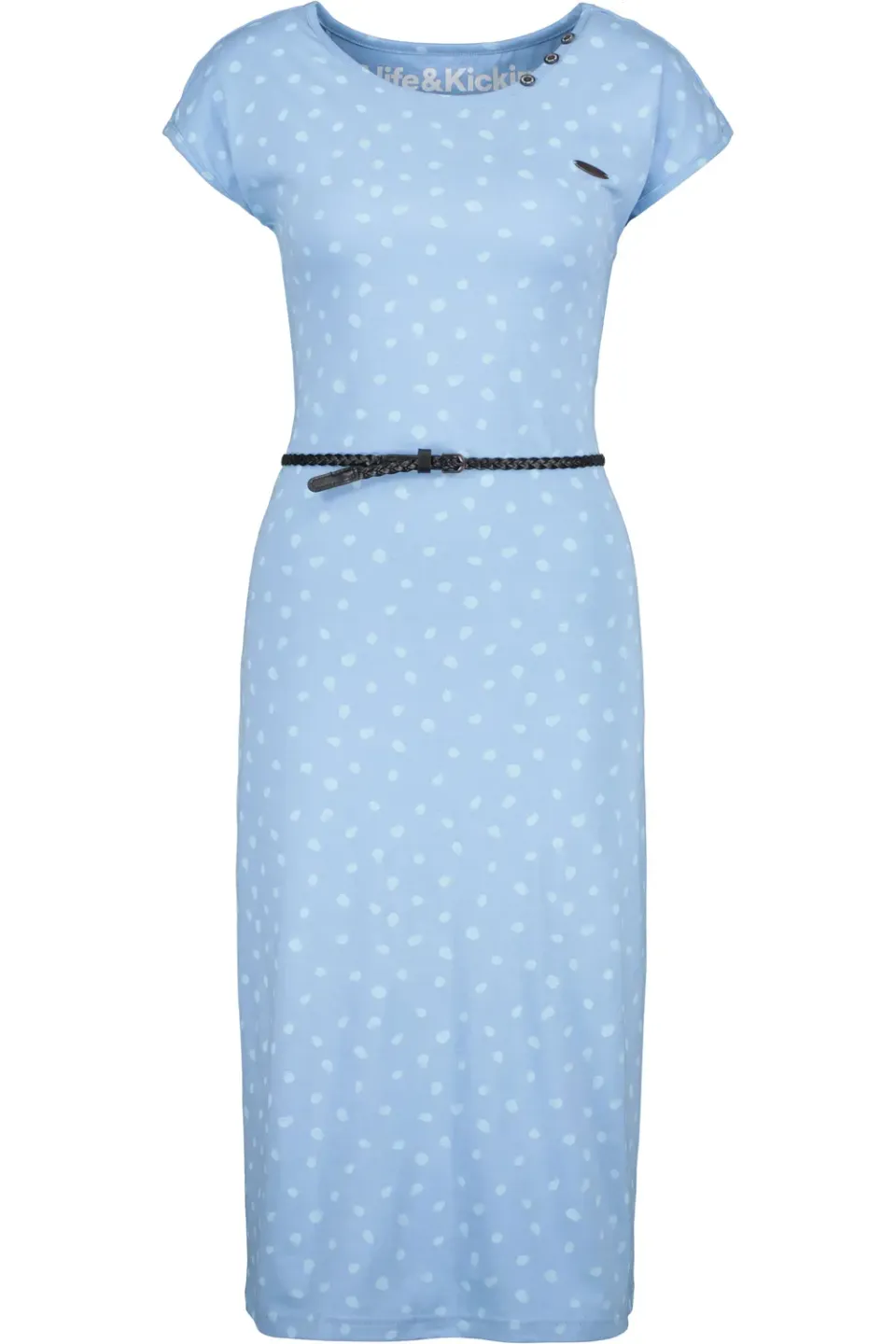 Alife & Kickin MelliAK B Kleid Hellblau Jersey Sommerkleid