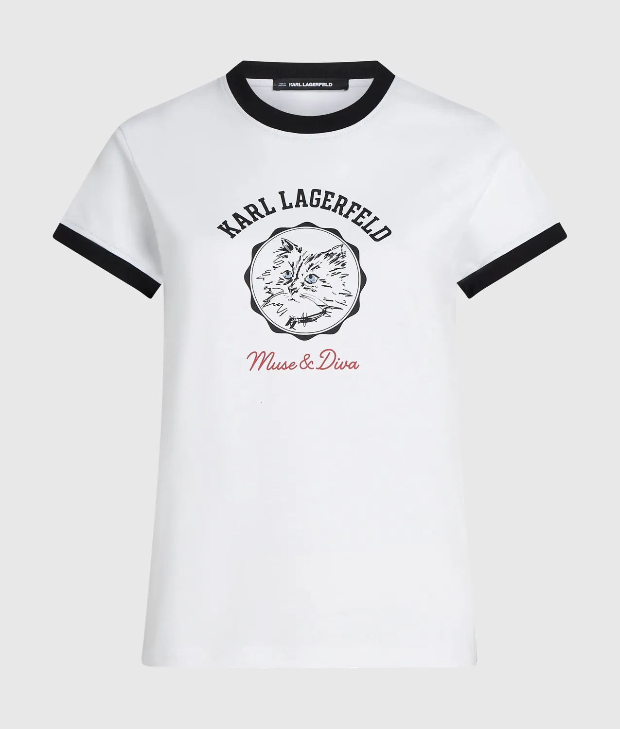 Karl Lagerfeld Ikon Choupette Muse T-Shirt Damen