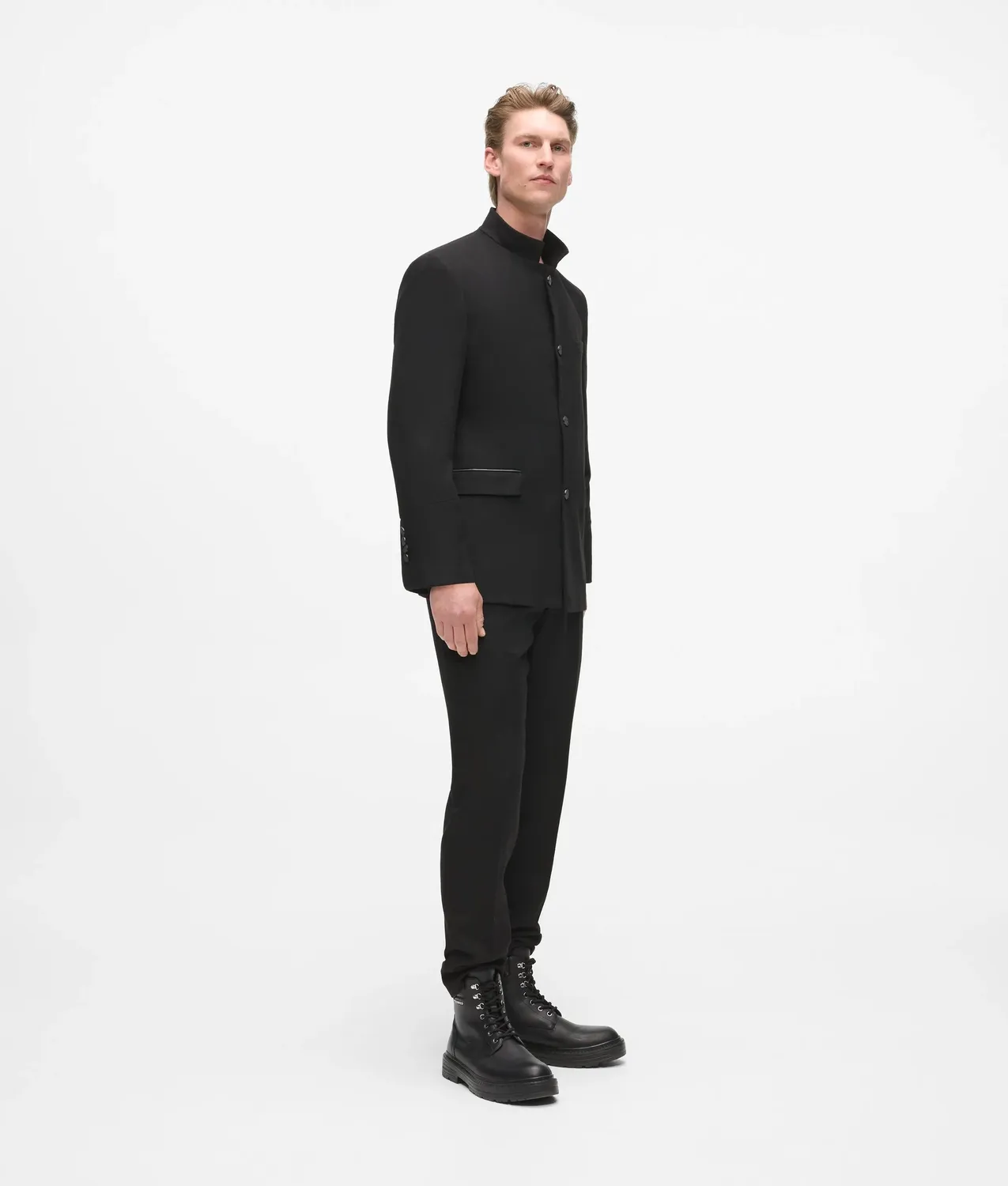 Karl Lagerfeld High-Stand-Collar Jacke Stehkragen 36-46