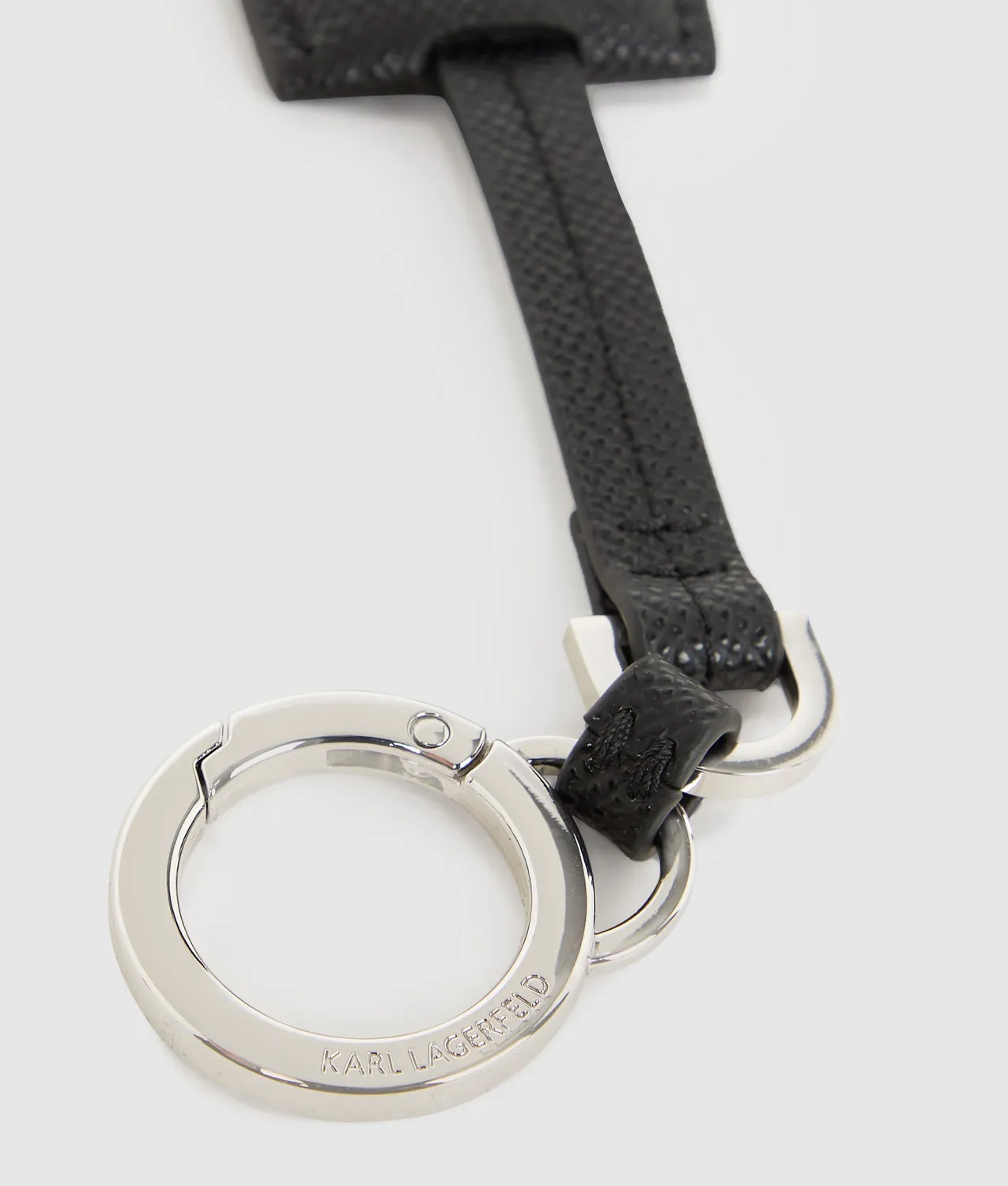 Karl Lagerfeld K/Monogram Schlüsselanhänger Leder