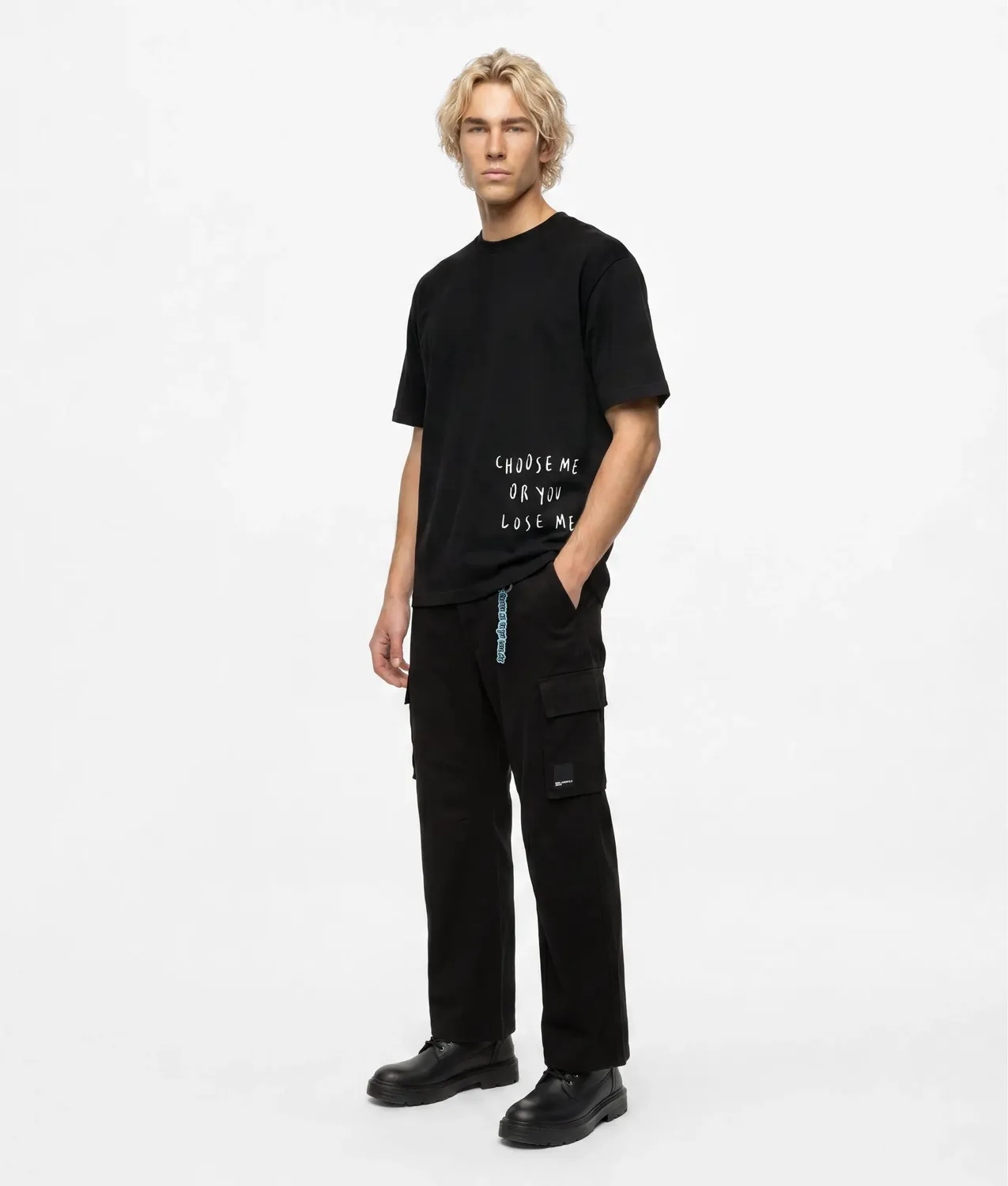 Karl Lagerfeld KLJ Pietro Terzini T-Shirt Boxy Baumwolle