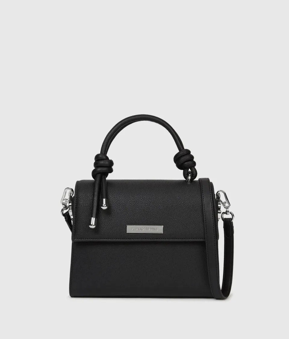 Karl Lagerfeld Ikon Pebble Satchel Tasche One Size Schwarz