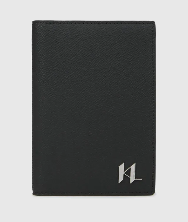 Karl Lagerfeld K/Monogram Reisepasshülle Leder One Size
