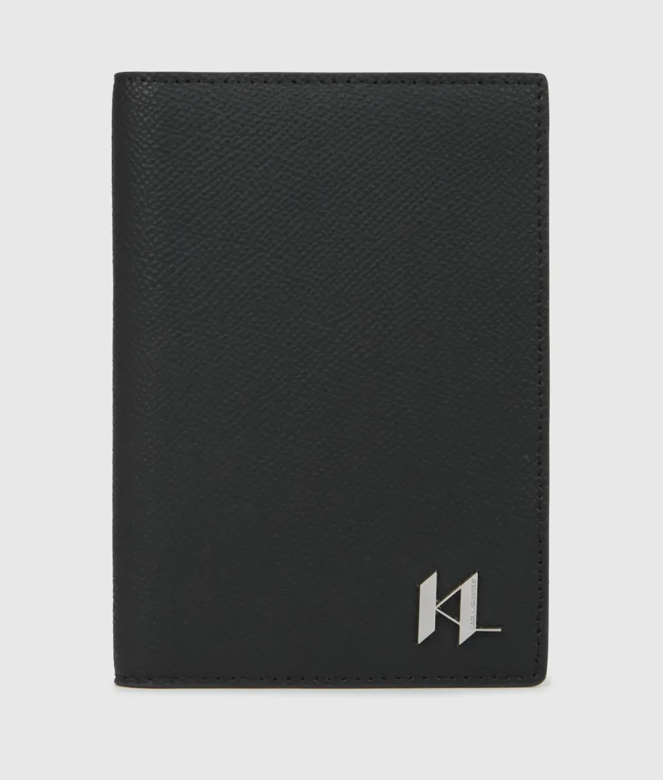 Karl Lagerfeld K/Monogram Reisepasshülle Leder One Size