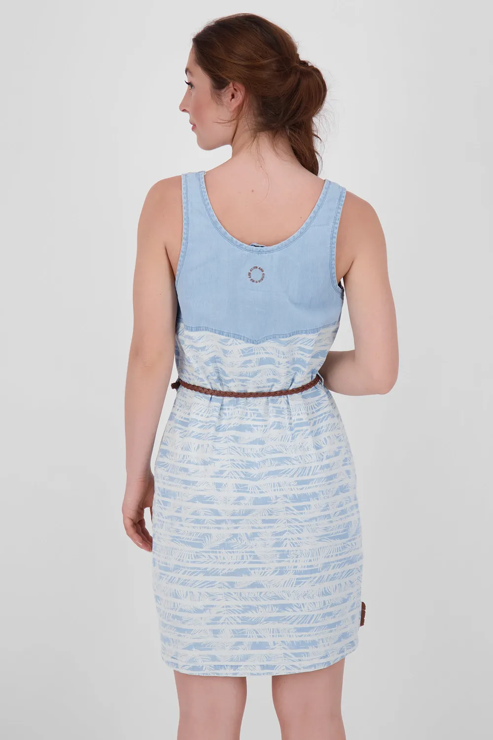 Alife & Kickin DoiaAK B Kleid Hellblau Denim ärmellos