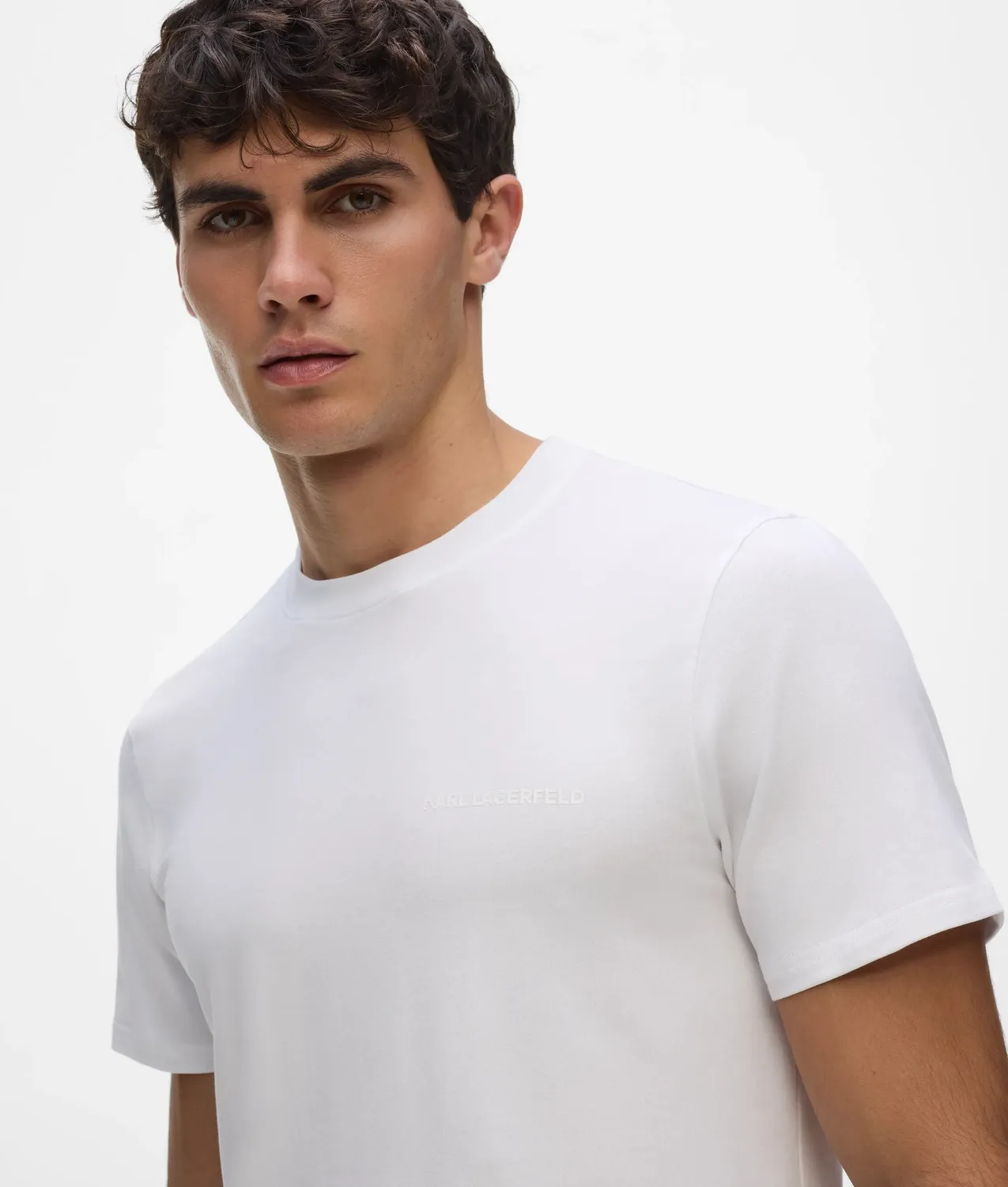 Karl Lagerfeld Logo T-Shirt 2er Pack leicht