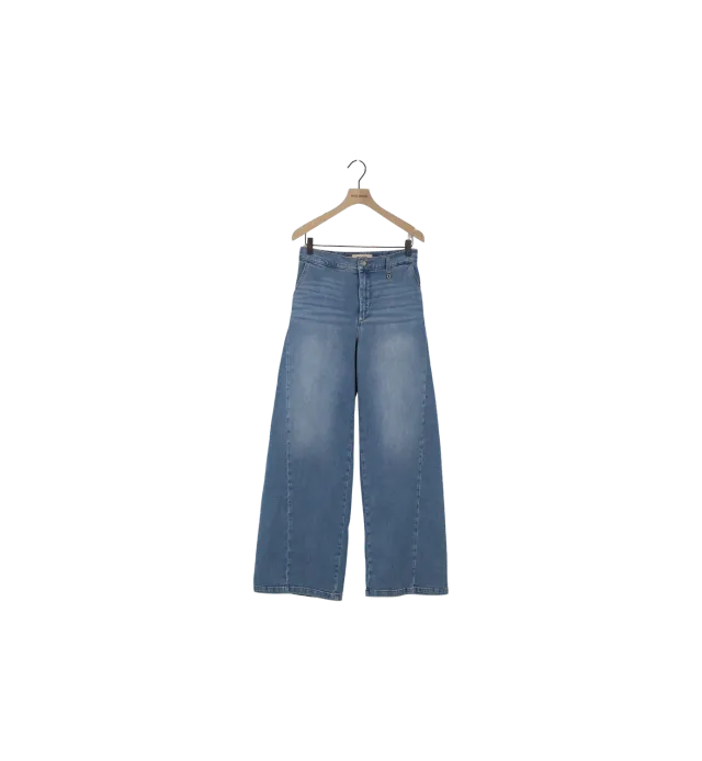 Mos Mosh MMVincent Lyon Jeans Hellblau 27/32 Wide Leg