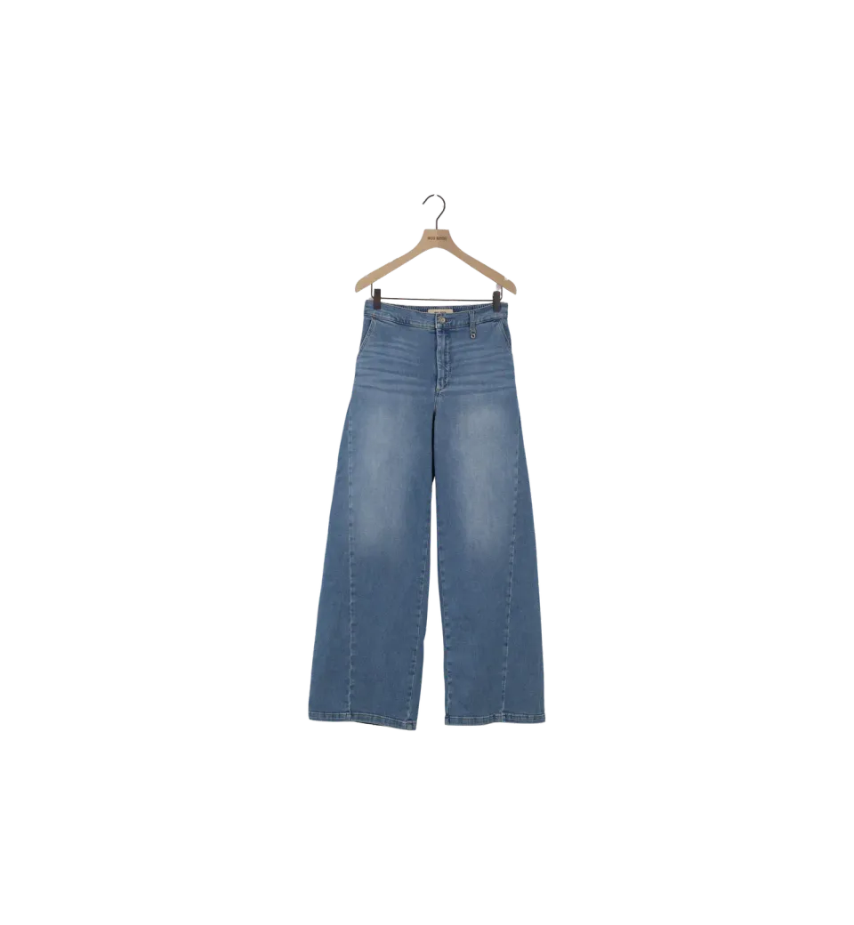 Mos Mosh MMVincent Lyon Jeans Hellblau 27/32 Wide Leg