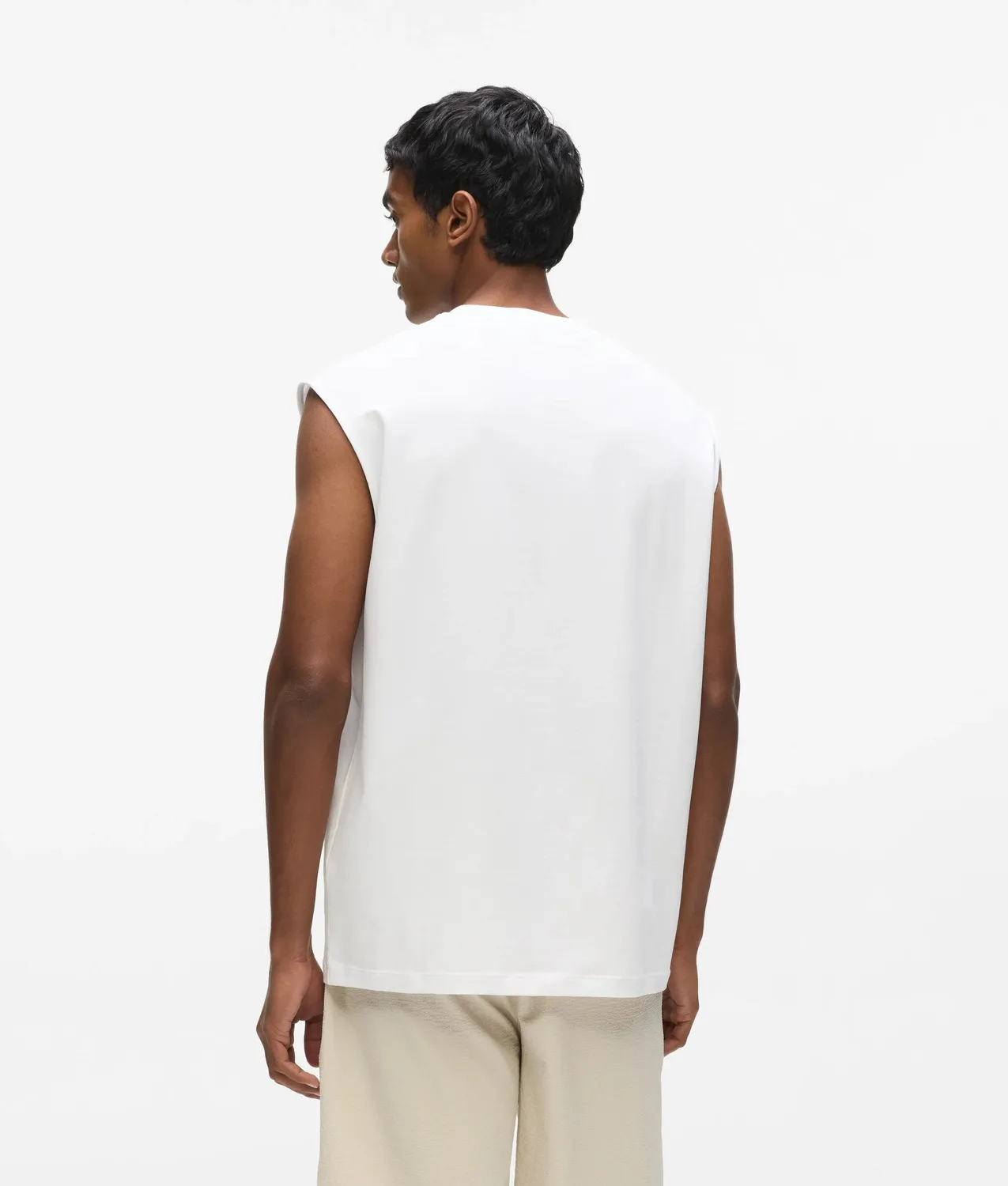 Karl Lagerfeld Tank Top Oversized Jersey Logo schwarz