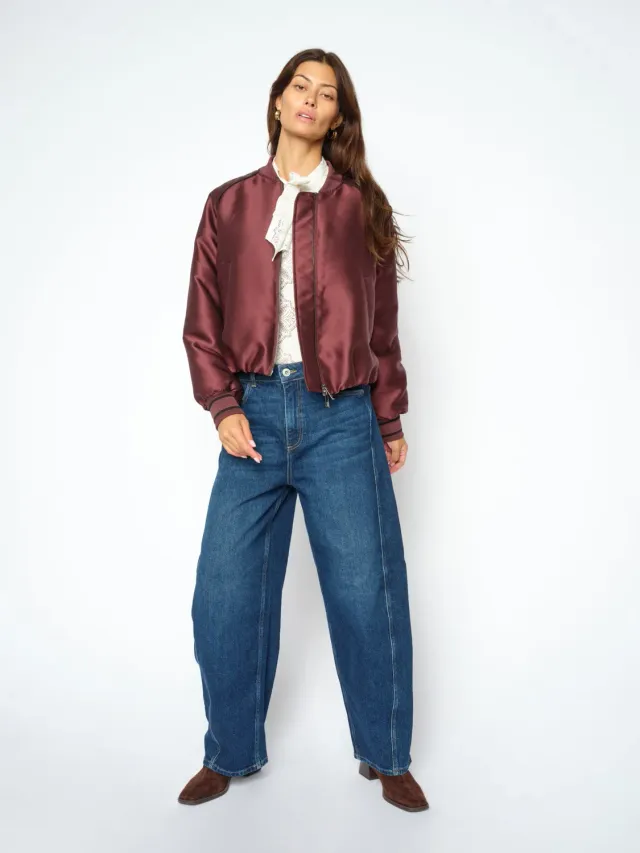 Mos Mosh MMCindy Draciel Jeans Indigo Blue Barrel-Leg