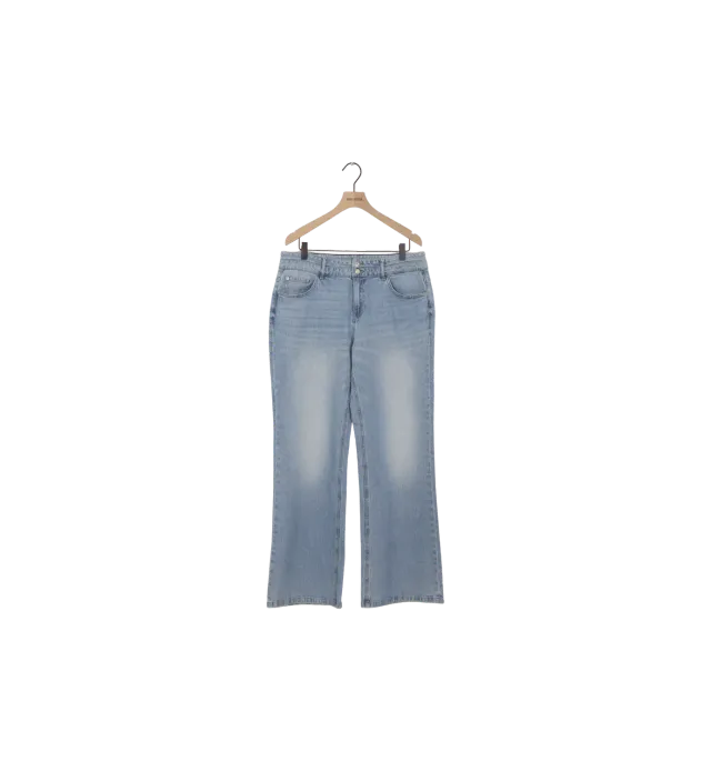 Mos Mosh MMMarlena Puddle Jeans Light Blue Flare 31 32