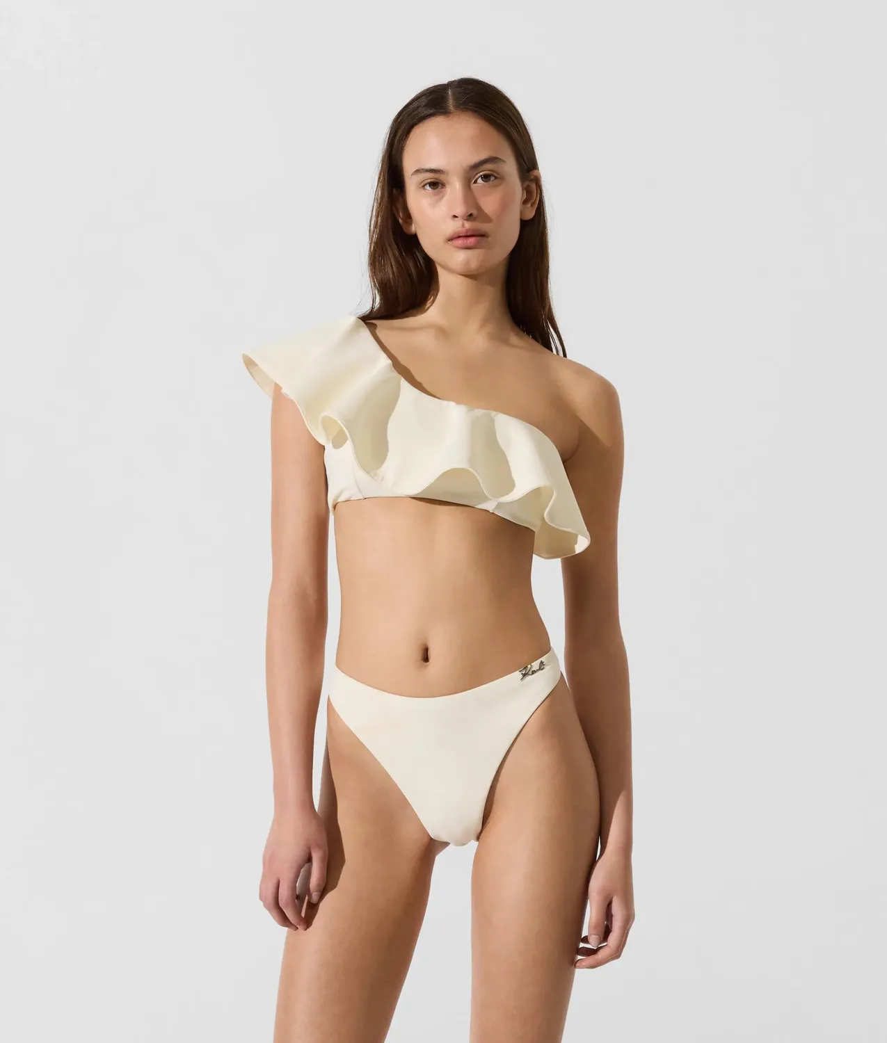 Karl Lagerfeld Signature Bikinihose High-Leg Damen