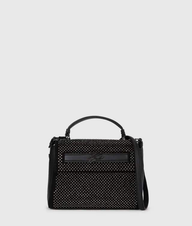 Karl Lagerfeld K/Autograph Top Handle Bag Strass