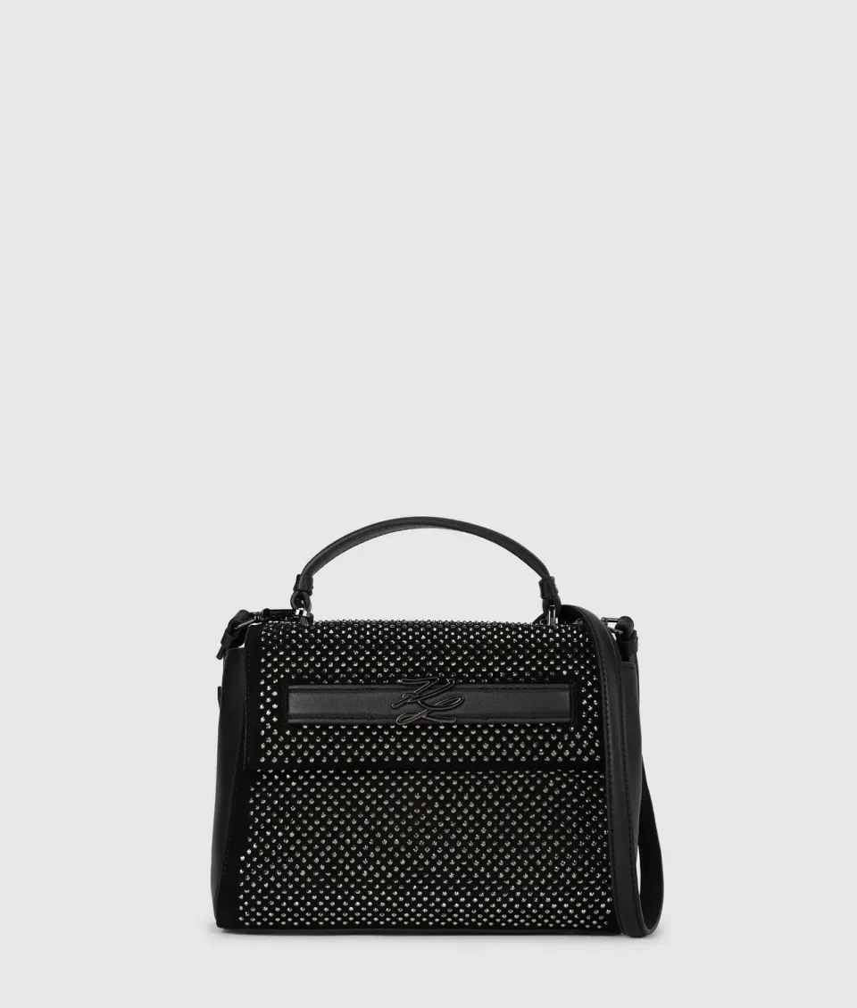 Karl Lagerfeld K/Autograph Top Handle Bag Strass