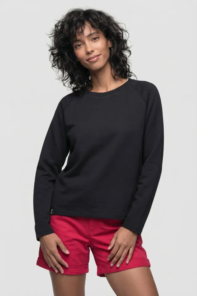 Alife & Kickin MarciaAK A Sweatshirt Schwarz Damen Rundhals
