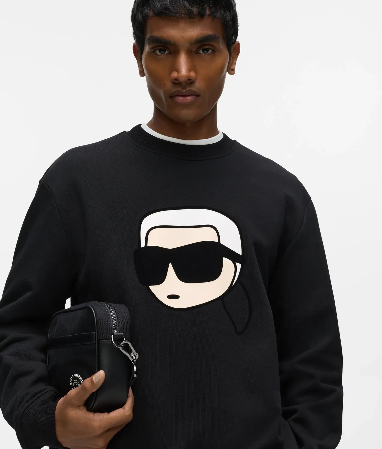 Karl Lagerfeld Ikon Karl Sweatshirt Graphic Bio