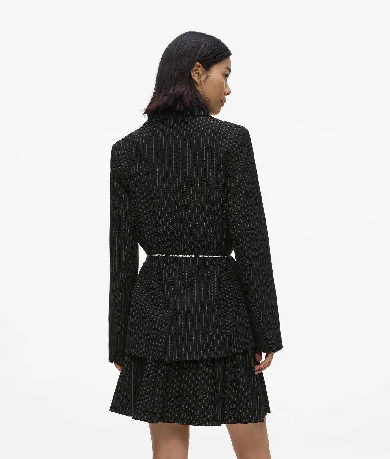 Karl Lagerfeld Jeans Pinstripe Blazer Nadelstreifen